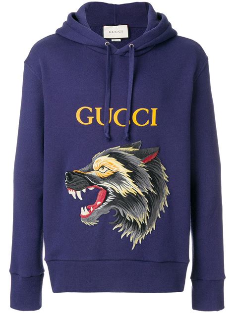 wolf head gucci hoodie|gucci tracksuit men's.